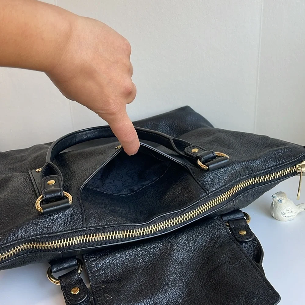 Michael Kors Genuine Leather Satchel Crossbody